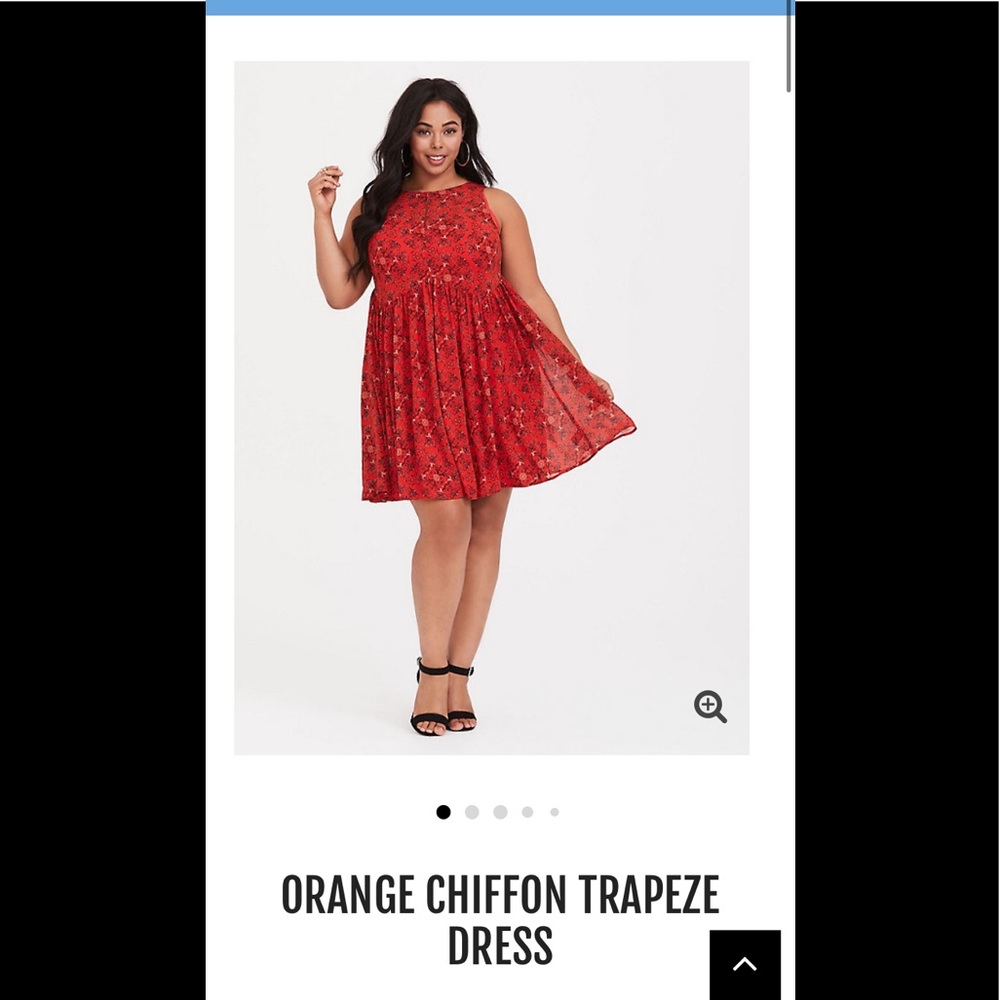 Torrid size 1 trapeze dress